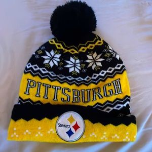 Pittsburgh Steelers Pom Pom Beanie